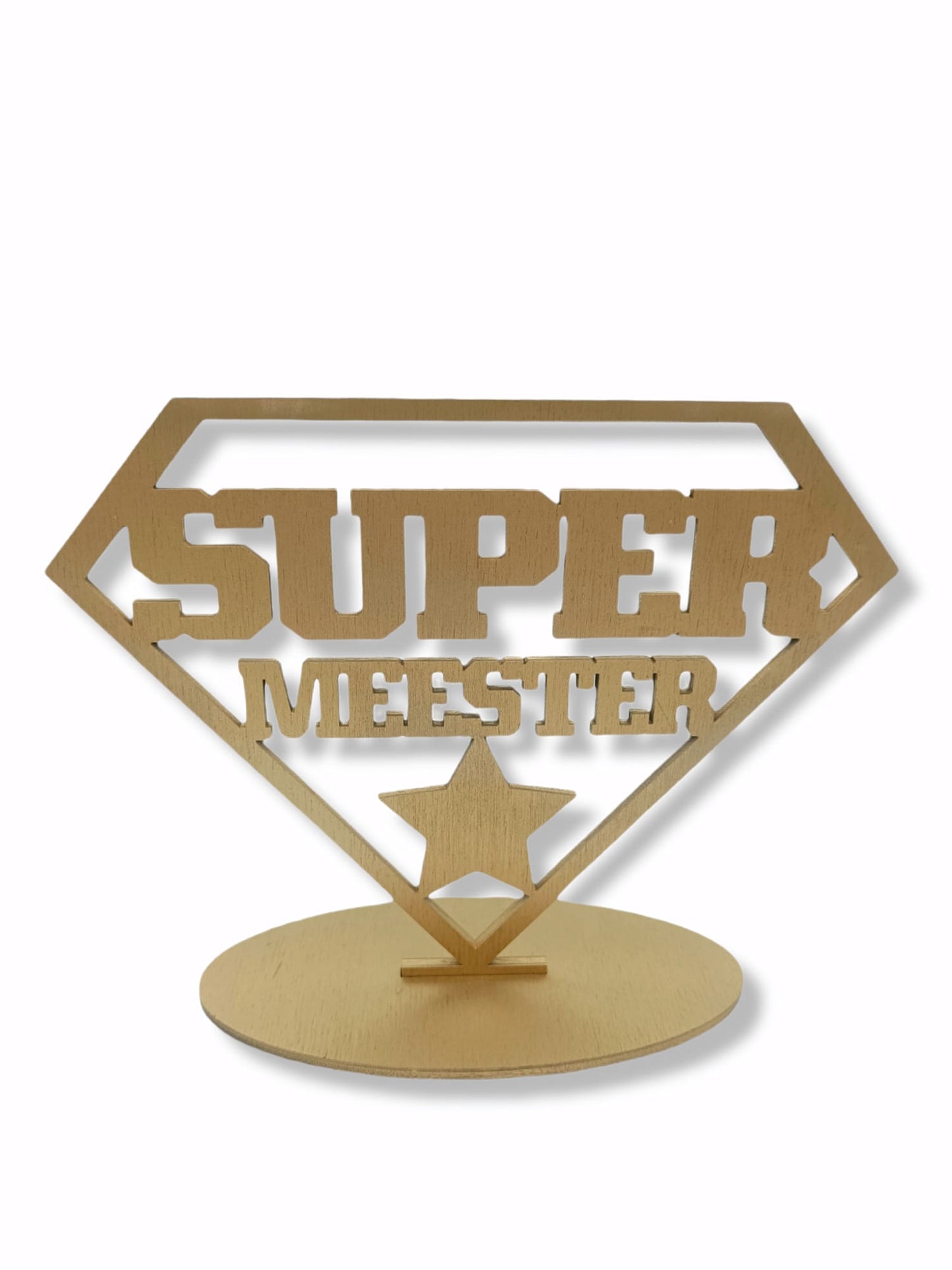 Houten trofee 🏆 SUPER MEESTER!